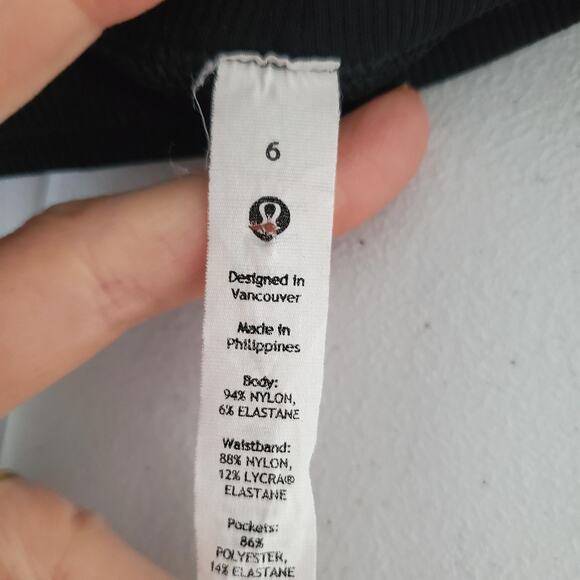 Lululemon Pants Womens 6 Black Dance Studio Jogger High Rise Ribbed Pockets - Picture 3 of 9